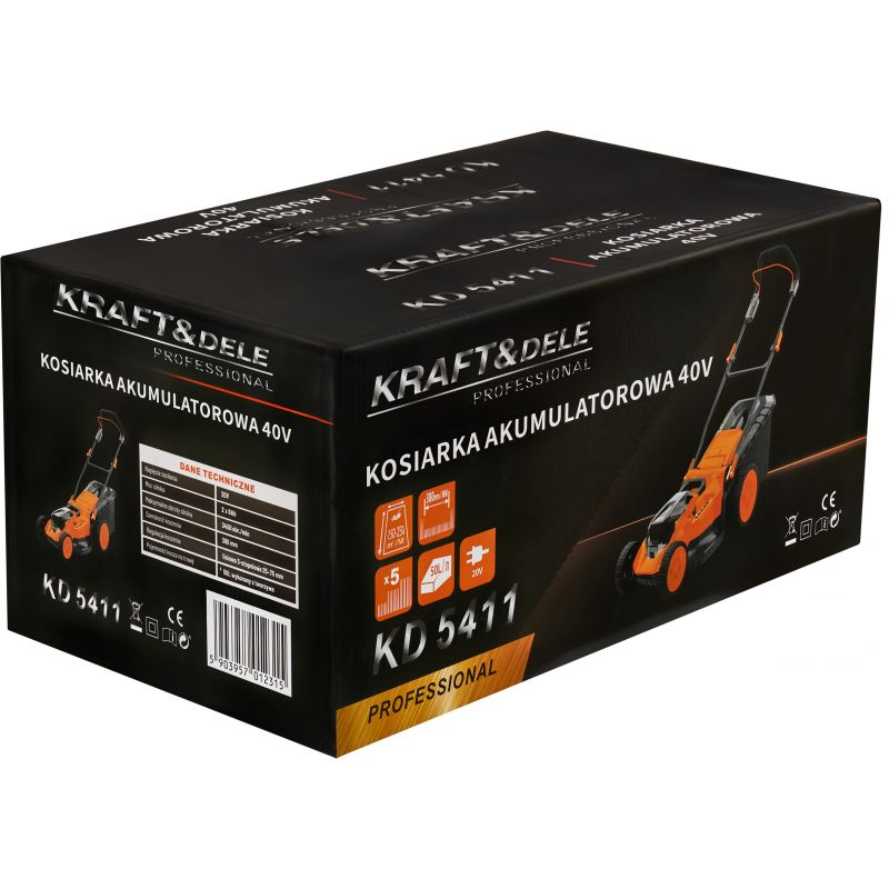 Akumulátorová kosačka 50 l, 38 cm, 40 V, model KD5411