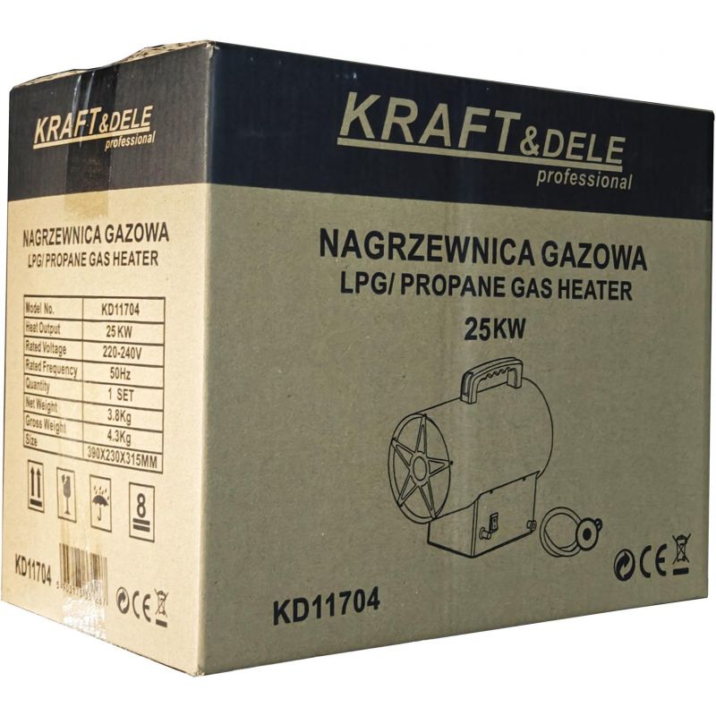 Nagrzewnica gazowa 25kW KD11704