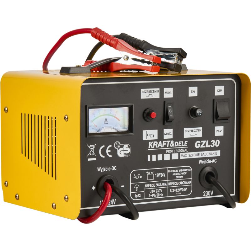 Prostownik samochodowy 30A 90-250Ah KD1923