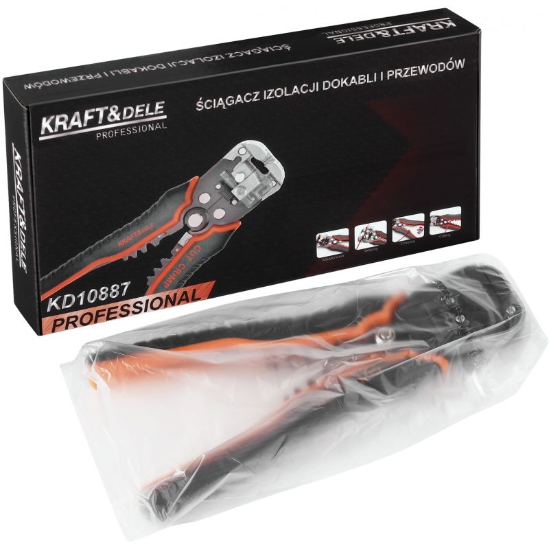 Ściągacz izolacji do kabli i przewodów KD10887