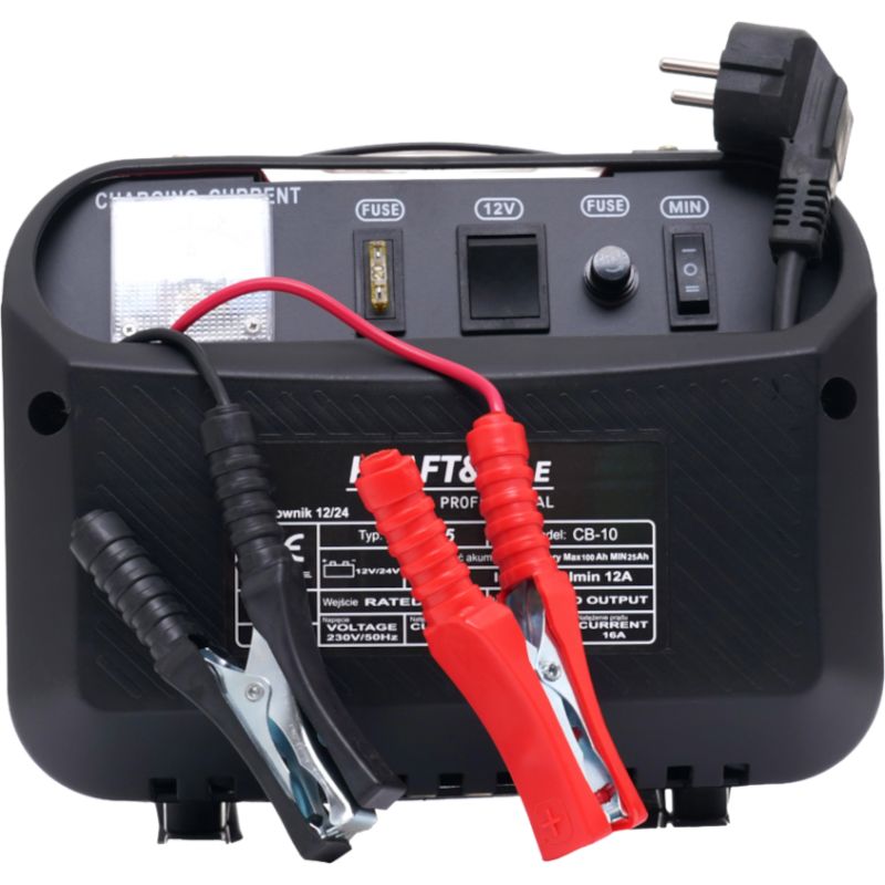 Prostownik samochodowy 12V 24V 10A 60Ah KD1905