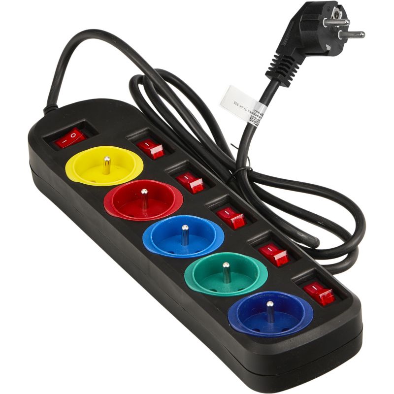 Przedłużacz 5m 5gniazd KD4002
