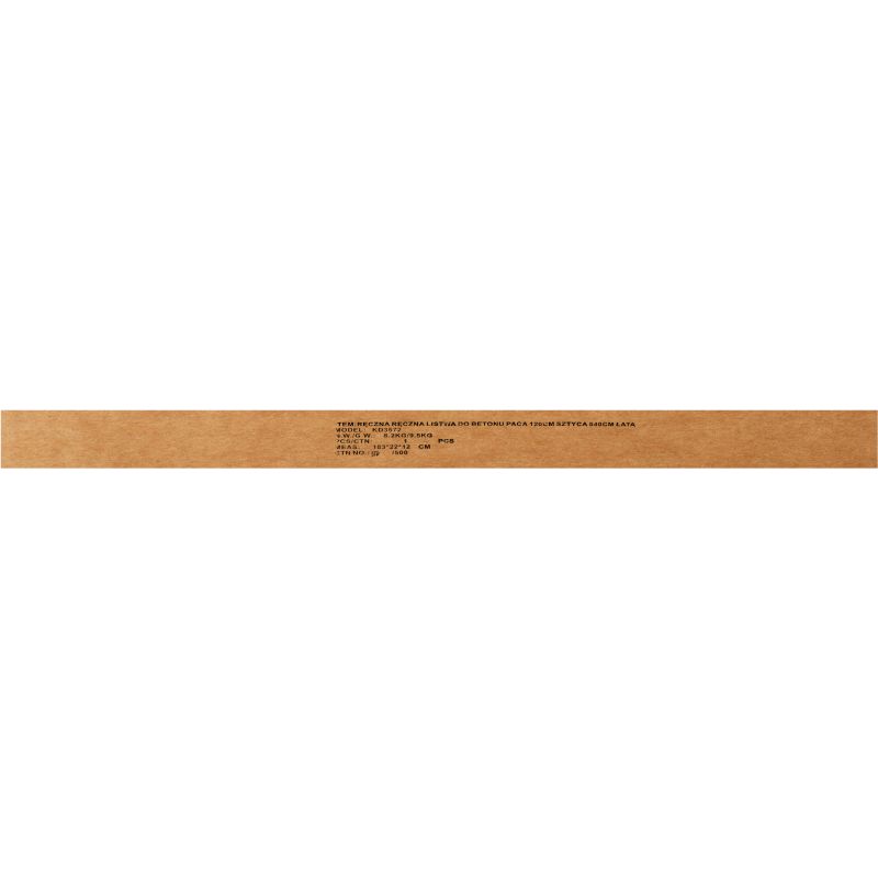 Ręczna listwa do betonu sztyca 5,4M listwa 120CM KD3572