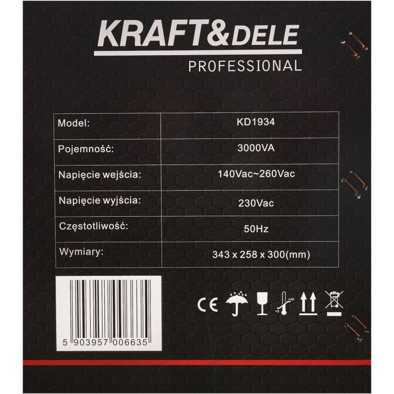 Stabilizator napięcia AVR 3000VA 230V KD1934