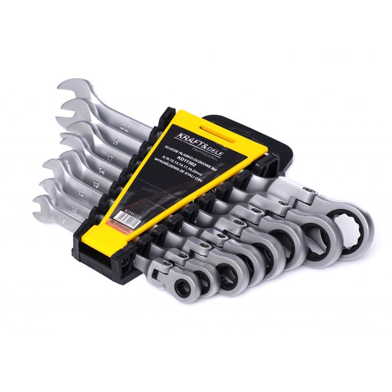 Klucze płasko-oczkowe 8-19mm 12el. KD11304