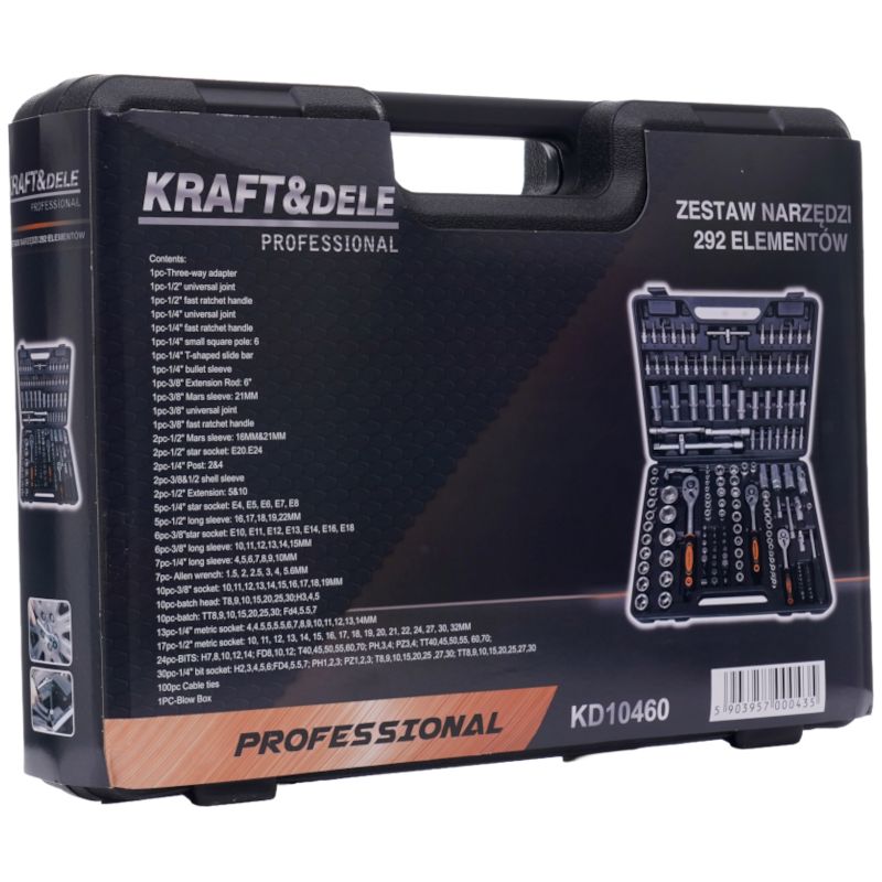 Zestaw narzędzi 292el. KD10460