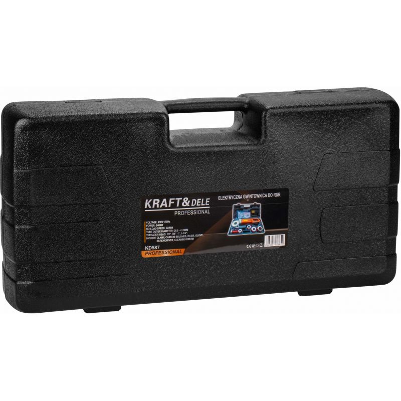 Elektrická závitovacia fréza na rúry, 230 V, prenosná, 2400 W, model KD587