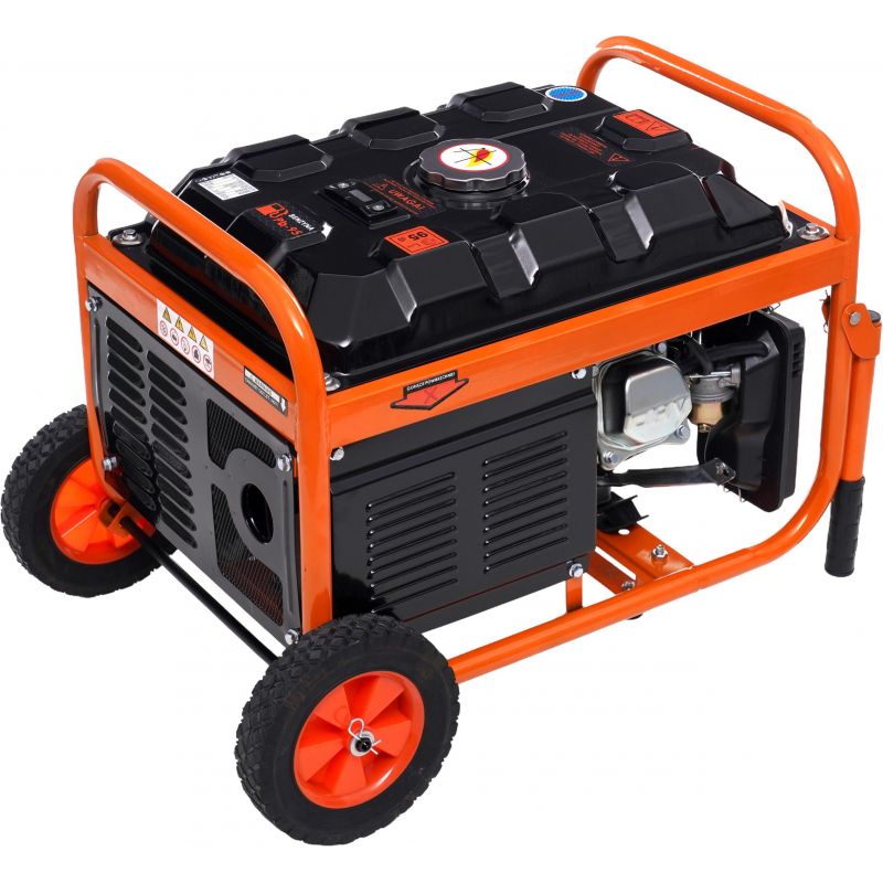 Agregát generuje 3500 W, napätie 12/230 V / 380 V, model KD163