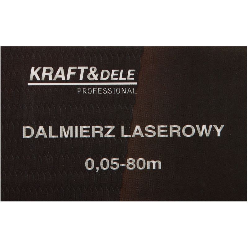 Laserowy miernik cyfrowy dalmierz 80m KD10407