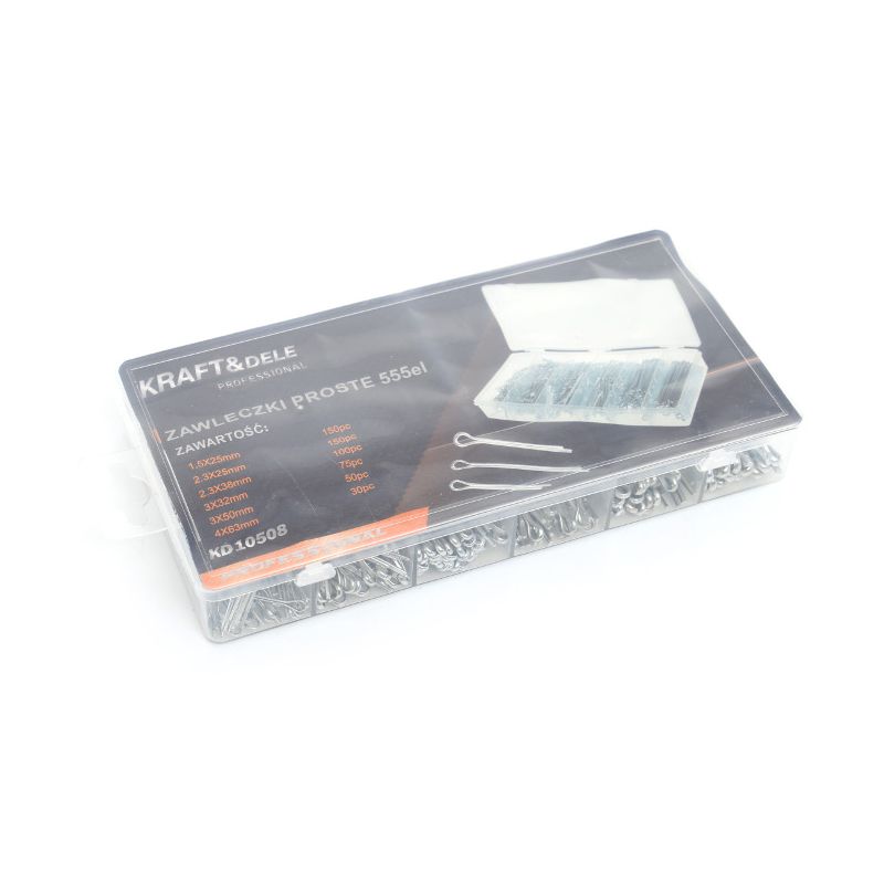 Zawleczki proste 555 szt. KD10508