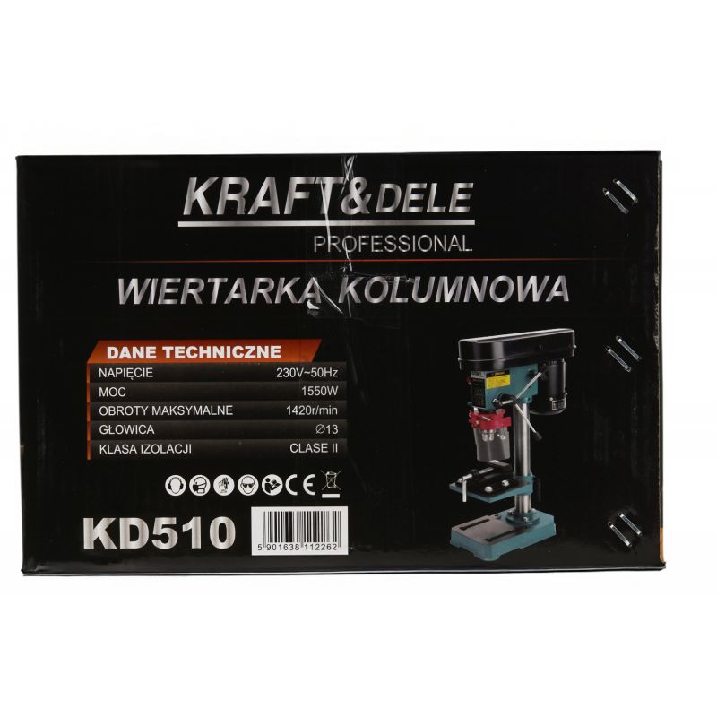 Wiertarka kolumnowa 1550W KD510