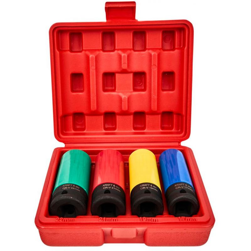 Nasadki udarowe 4el. 1/2" L:79 KD11751