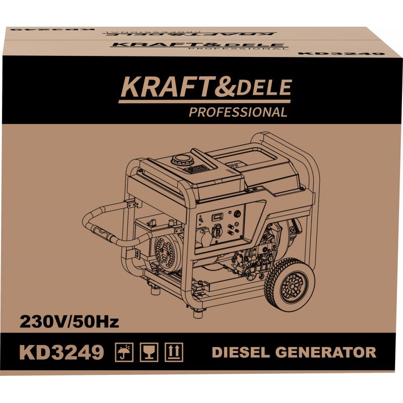Agregat prądotwórczy 9kW 230V KD3249