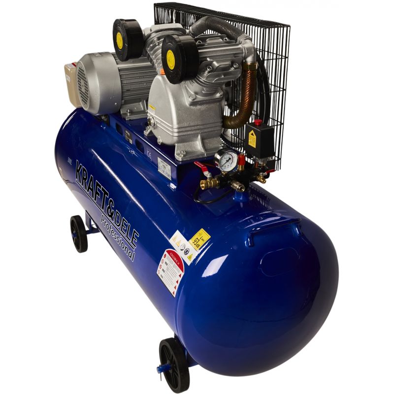 Olejový kompresor 300L, 2 valce, KD4061