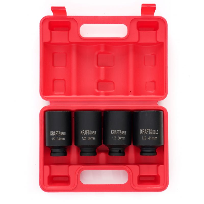 Nasadki udarowe 1/2" 6-KĄTNE 4 szt. KD11754