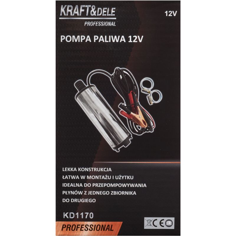 Pompa do Spuszczania Ropy Oleju 12V KD1170 pompka