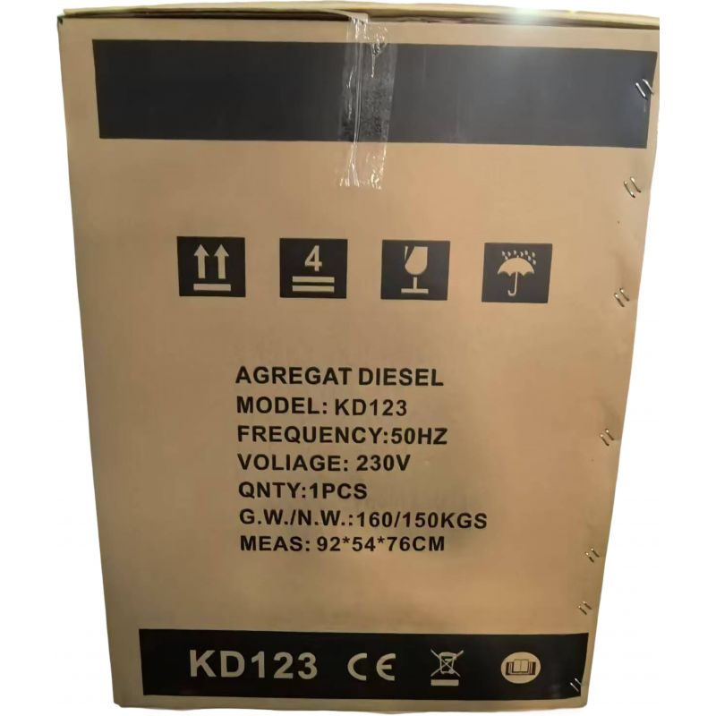 Dieselová elektrocentrála 7000W + ATS 12/230V KD123