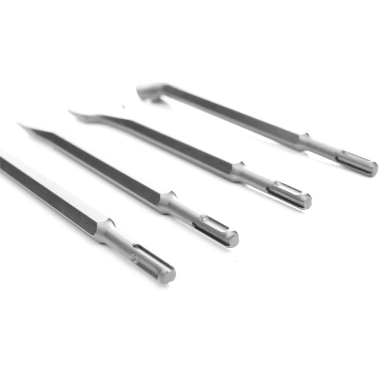 Zestaw 4 Dłut do betonu SDS KD10208