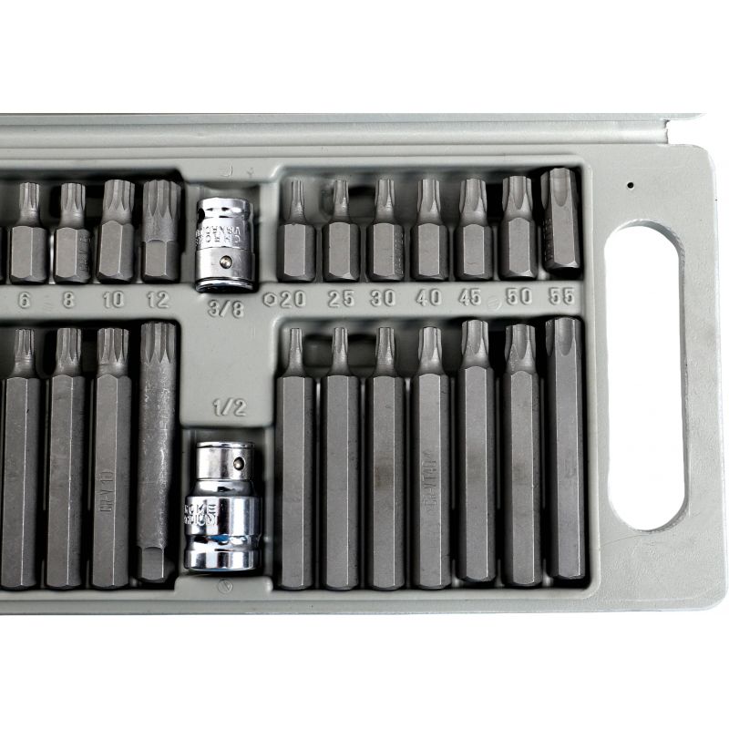 Komplet Bitów specjalnych KD10219 HEX, TORX, SPLINE 40cz