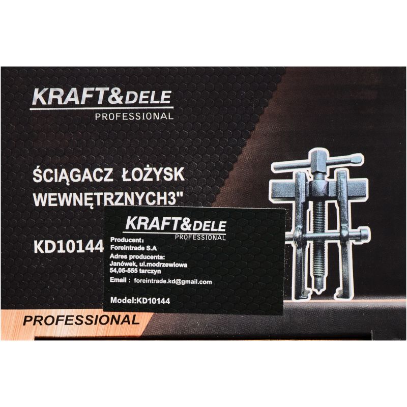 Ściągacz łożysk wewnętrznych 3'' KD10144