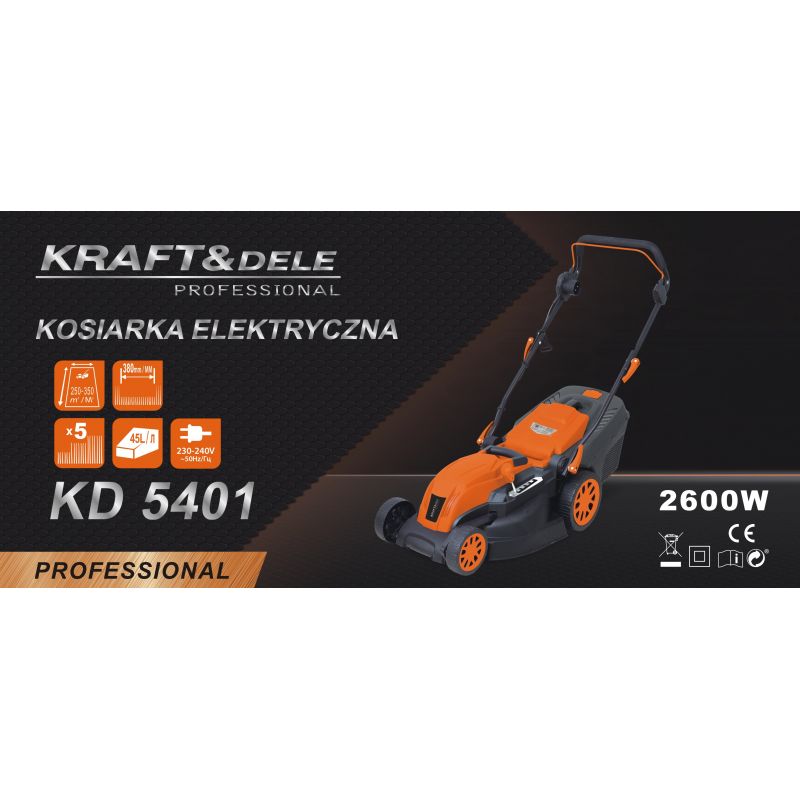 Elektrická kosačka 2600 W, model KD5401