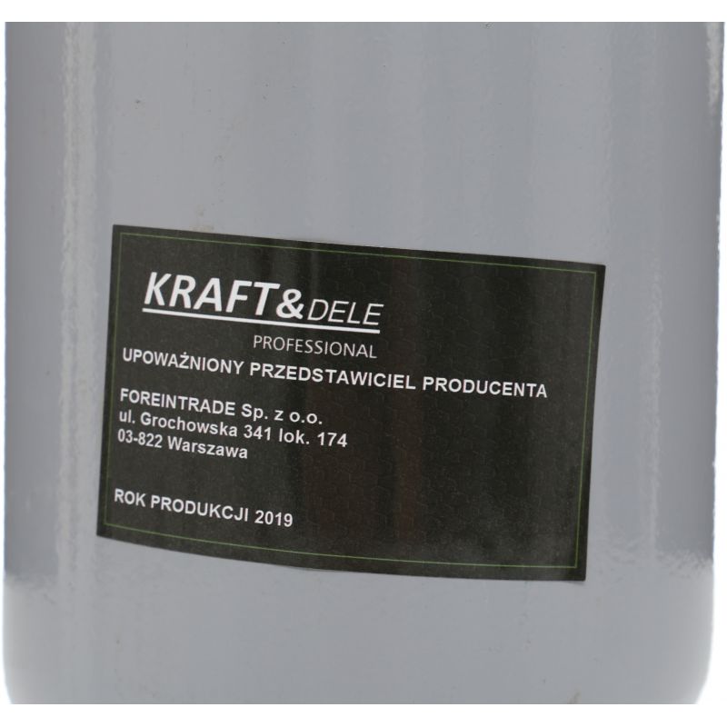 Kraft&amp;dele butla gazowa CO2 pusta 8 litrów