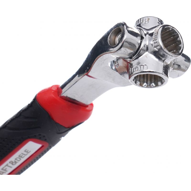 Klucz uniwersalny obrotowy różne nasadki KD10441