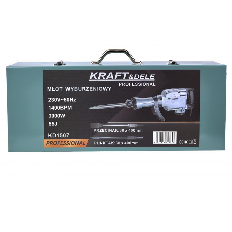 Młot udarowy kujący 3000W / 55J / KD1507