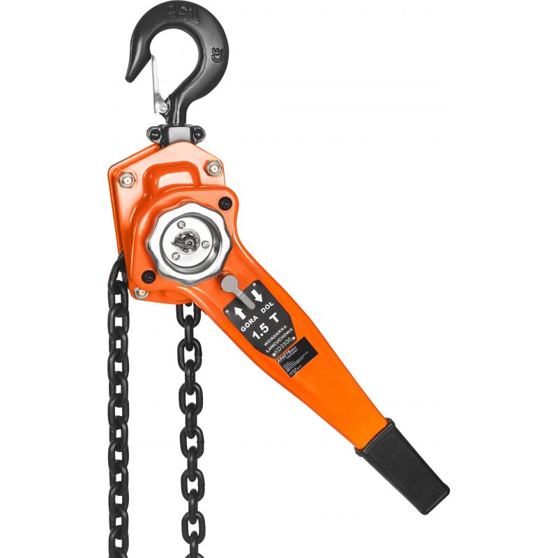 Wciągarka łańcuchowa z grzechotką 1,5T 3M KD3500