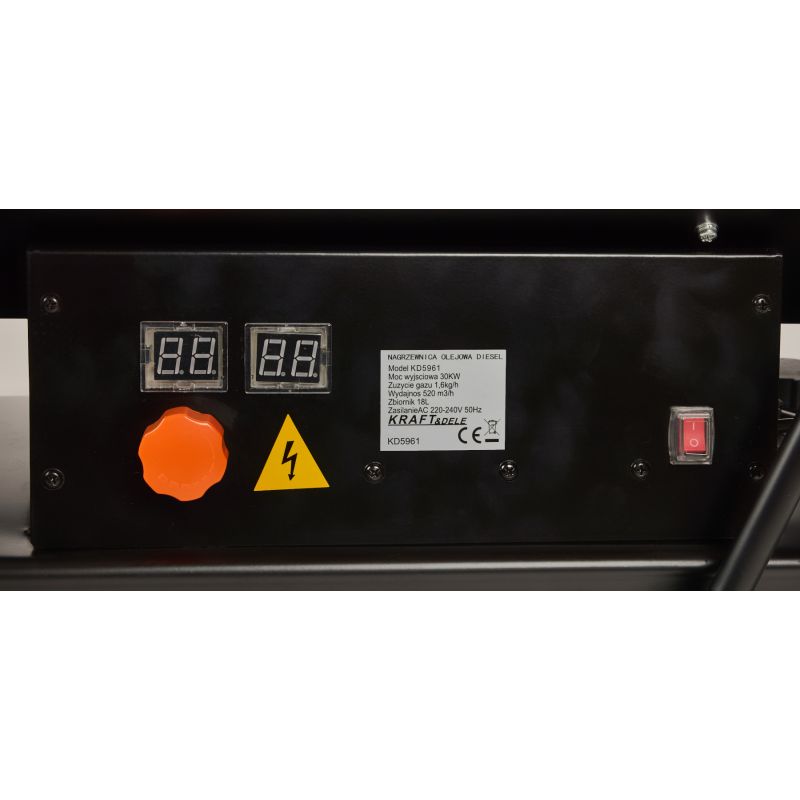 Olejový ohrievač 30 kW, model KD5961
