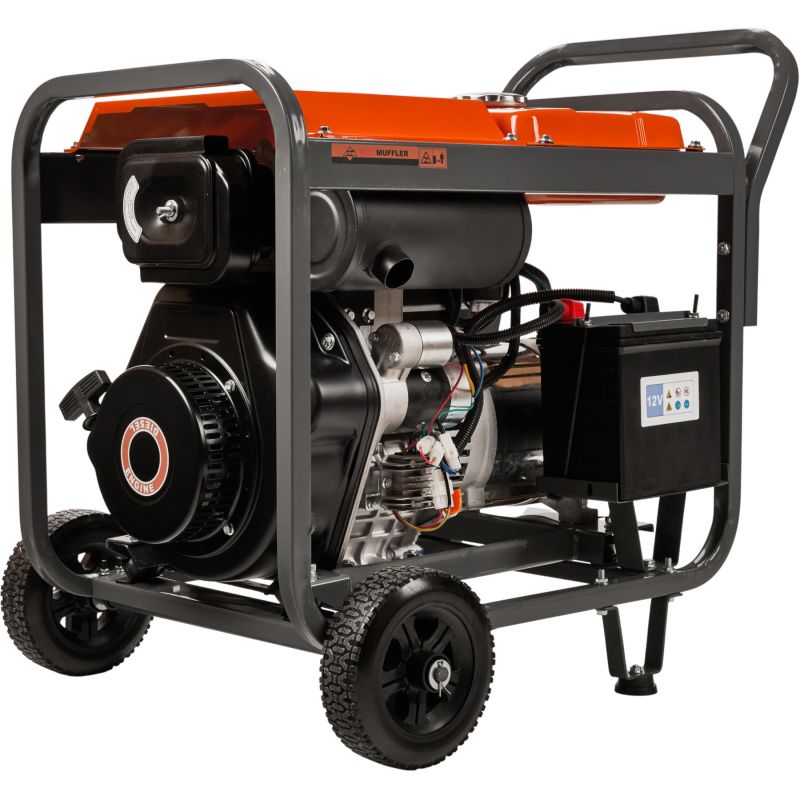 Dieselový generátor 8 kW, výkon pri 80 % zaťažení, 230/380 V, model KD126