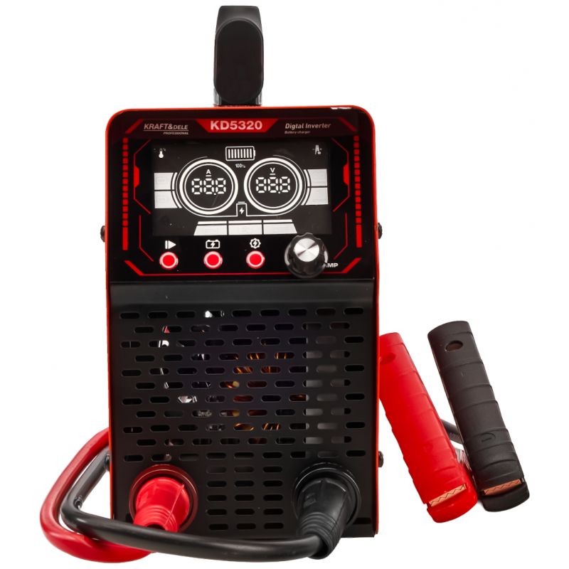 Prostownik z rozruchem 12/24V 50-800Ah 55A rozruch 500A KD5320