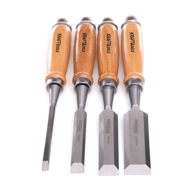 Sada tesárskych dliek 4 kusy, 6, 12, 18, 24 mm, KD11770