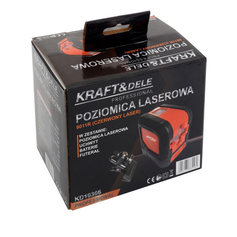 Laser krzyżowy z czerwoną wiązką KD10306