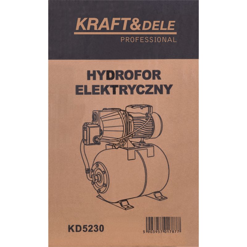 Hydrofor 1200W 3600L/H zbiornik 24L KD5230