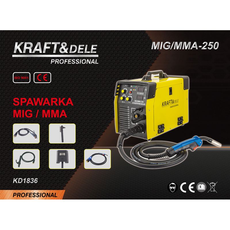 Spawarka serii mig/mma inwertorowa 250A KD1836