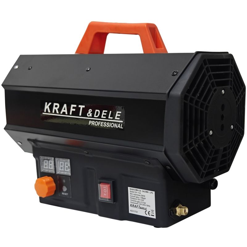 Nagrzewnica gazowa 45kW + reduktor AUTOMAT KD11732