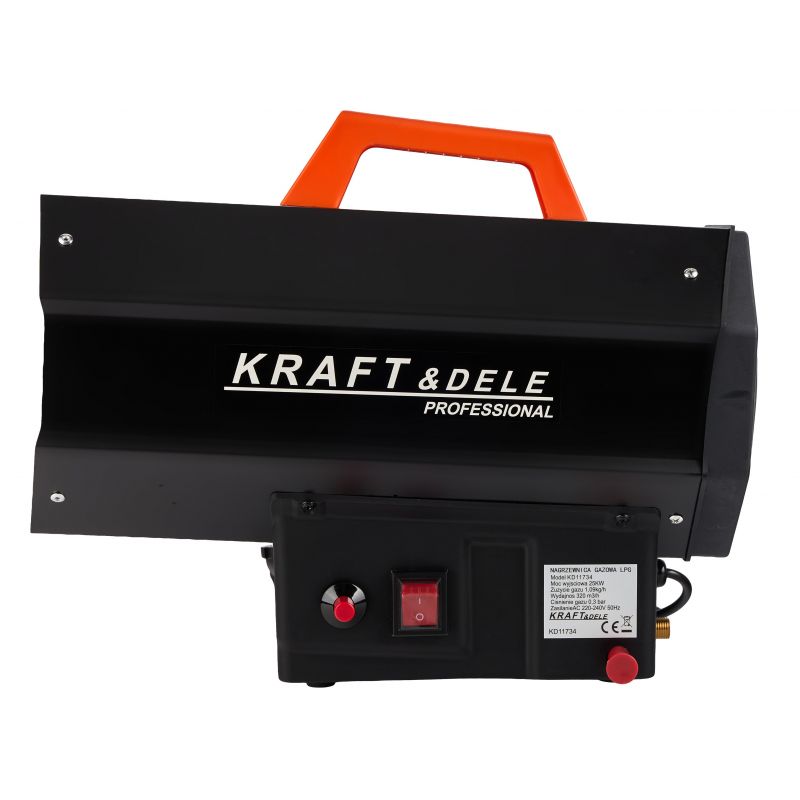 Nagrzewnica gazowa 25kW + reduktor KD11734