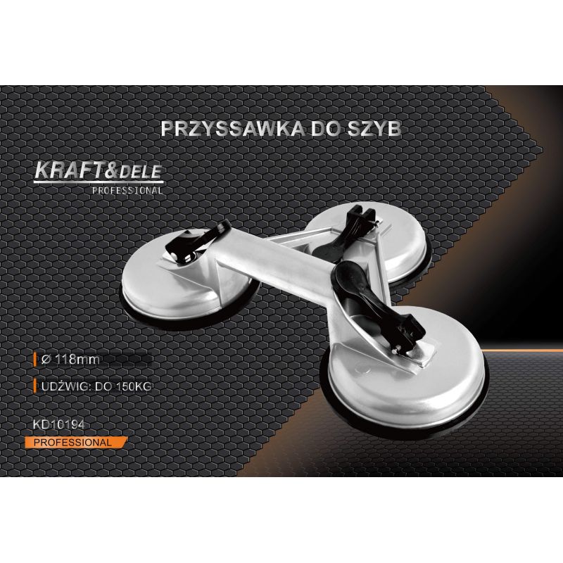 Prísavka na sklá a panely, nosnosť 150 kg, KD10194