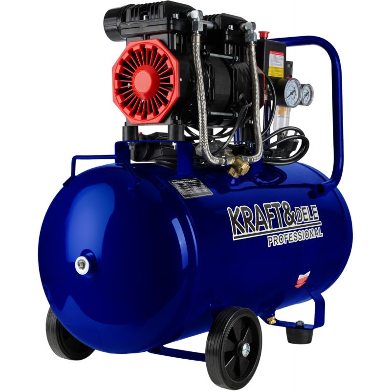 Bezolejový kompresor 50L, 1500W, 290L/min, KD4052