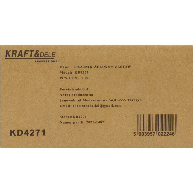 Czajnik żeliwny - zestaw KD4271