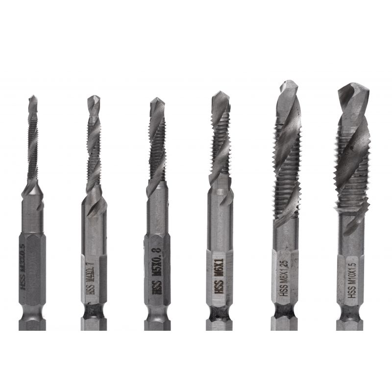 Wiertła gwintujące 6szt. KD980