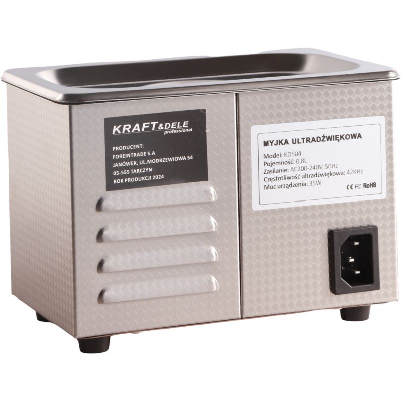 Myjka ultradźwiękowa 0,8L KD504