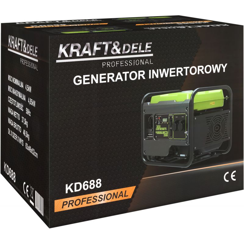 Invertorový generátor 4,5 kW / 4,85 kW KD688