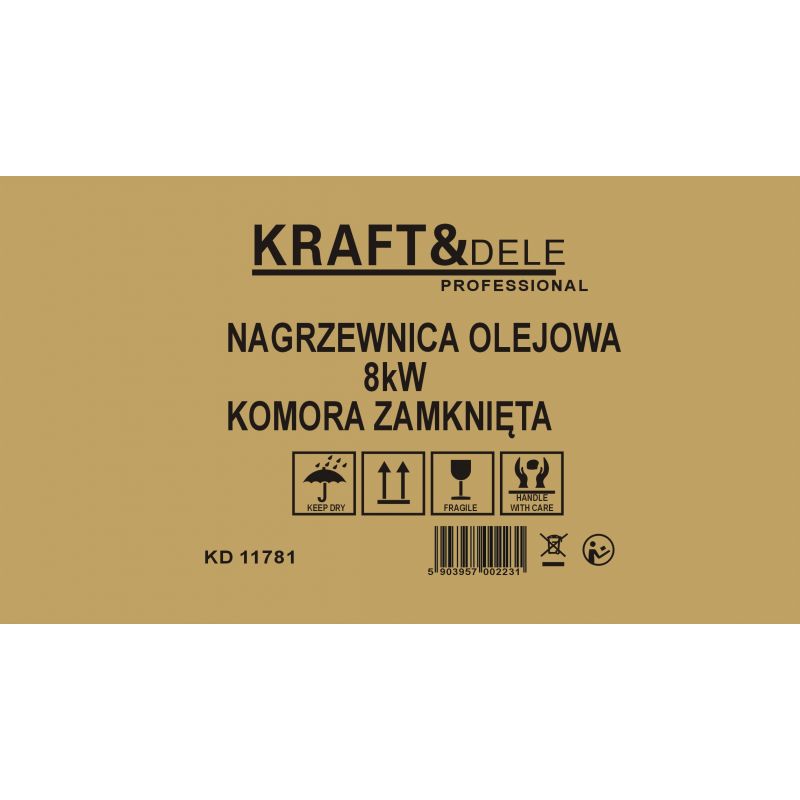 Nagrzewnica olejowa 8kW 12V KD11781