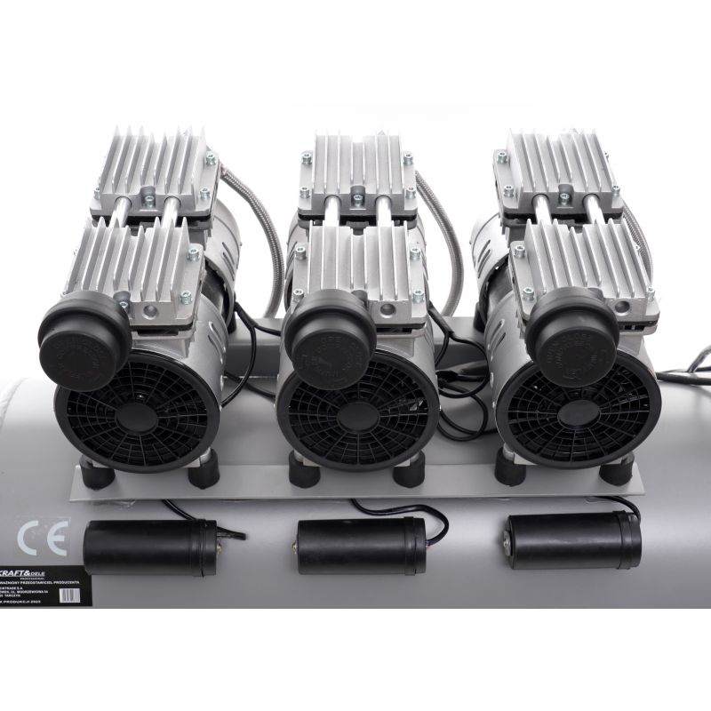 Kompresor bezolejowy 100L 3 x 1500W KD1397
