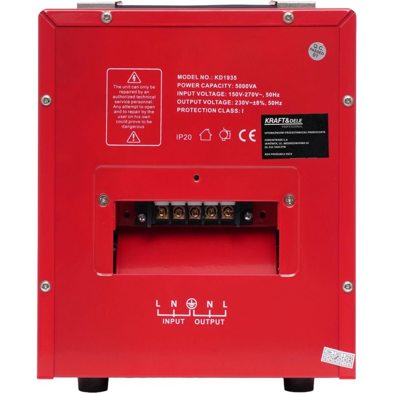 Stabilizator napięcia AVR 5000VA 230V KD1935