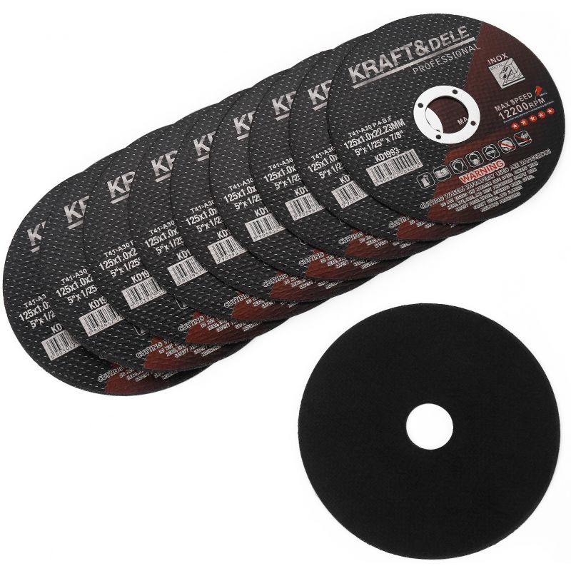 Szlifierka kątowa 125mm 1500W + zestaw 10 tarcz WDS2135