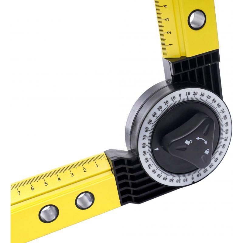 Kątomierz budowlany poziomica cyrkiel 3w1 KD10442