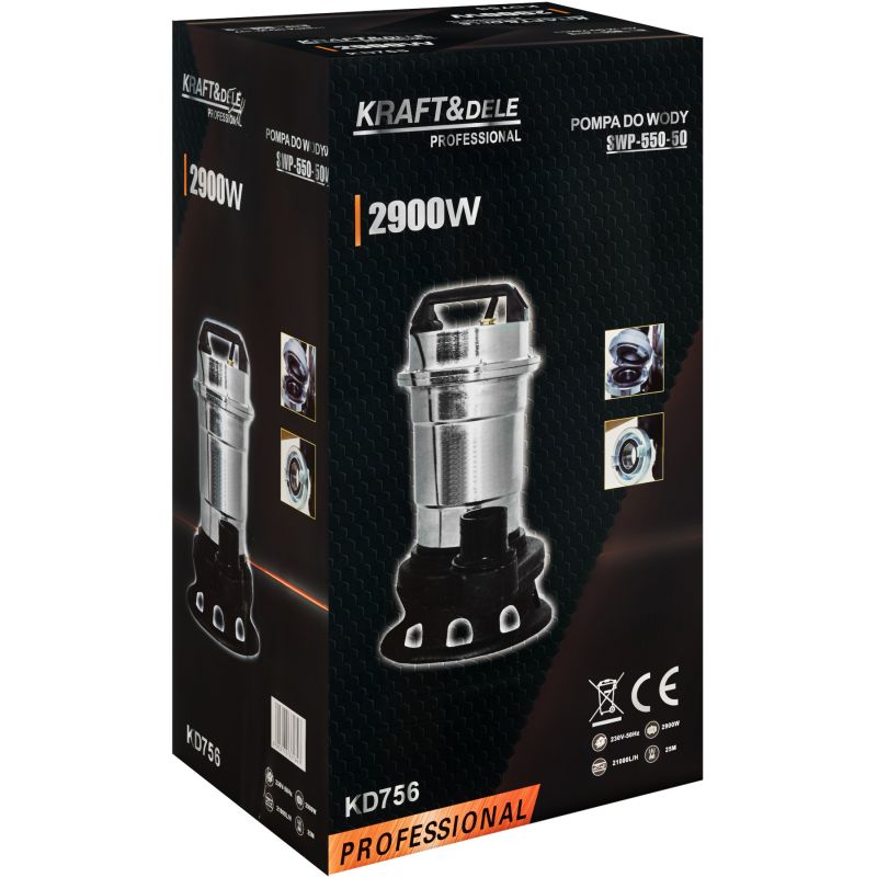 Pompa do wody z rozdrabniaczem 2900W 2" KD756
